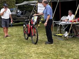 Electric cycle being  auctioned